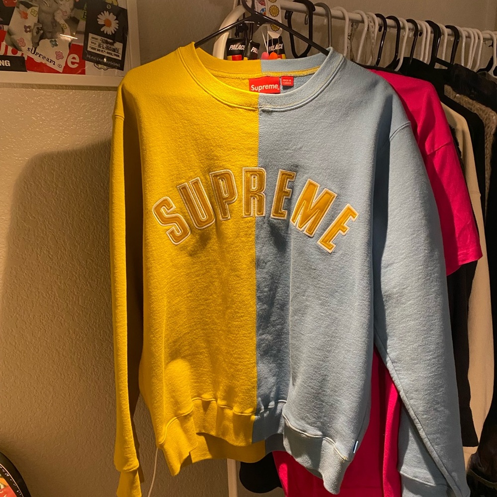 Supreme Split Crewneck